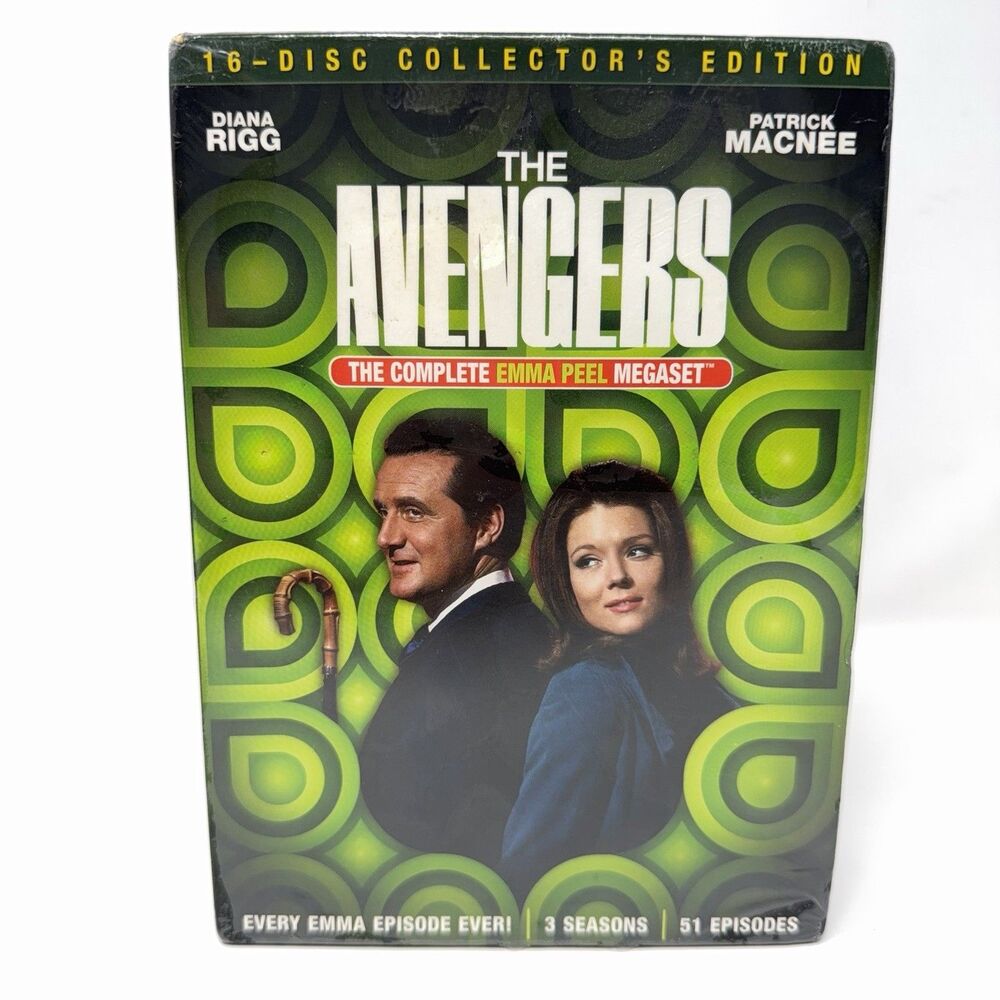 The Avengers Complete Emma Peel Megaset DVD Collection New Sealed